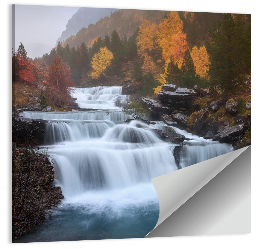 Waterfalls in Huesca Wall Art