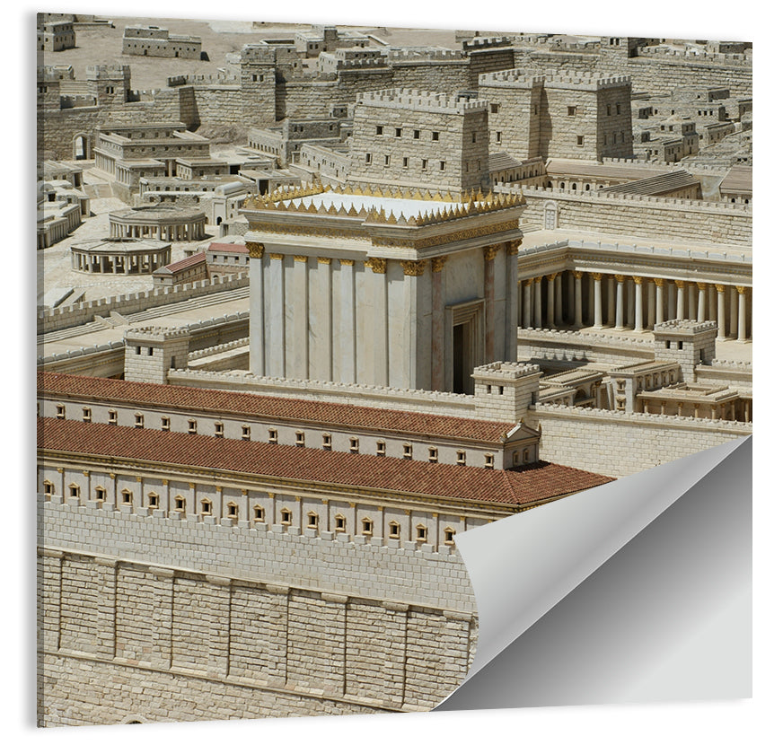 Jerusalem Second Temple Wall Art