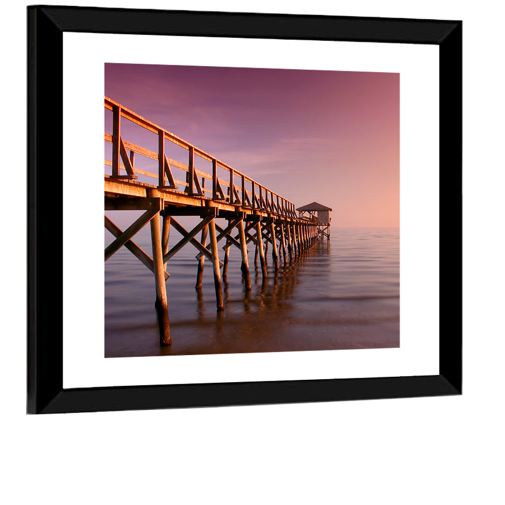Gulf of Mexico Pier Wall Art