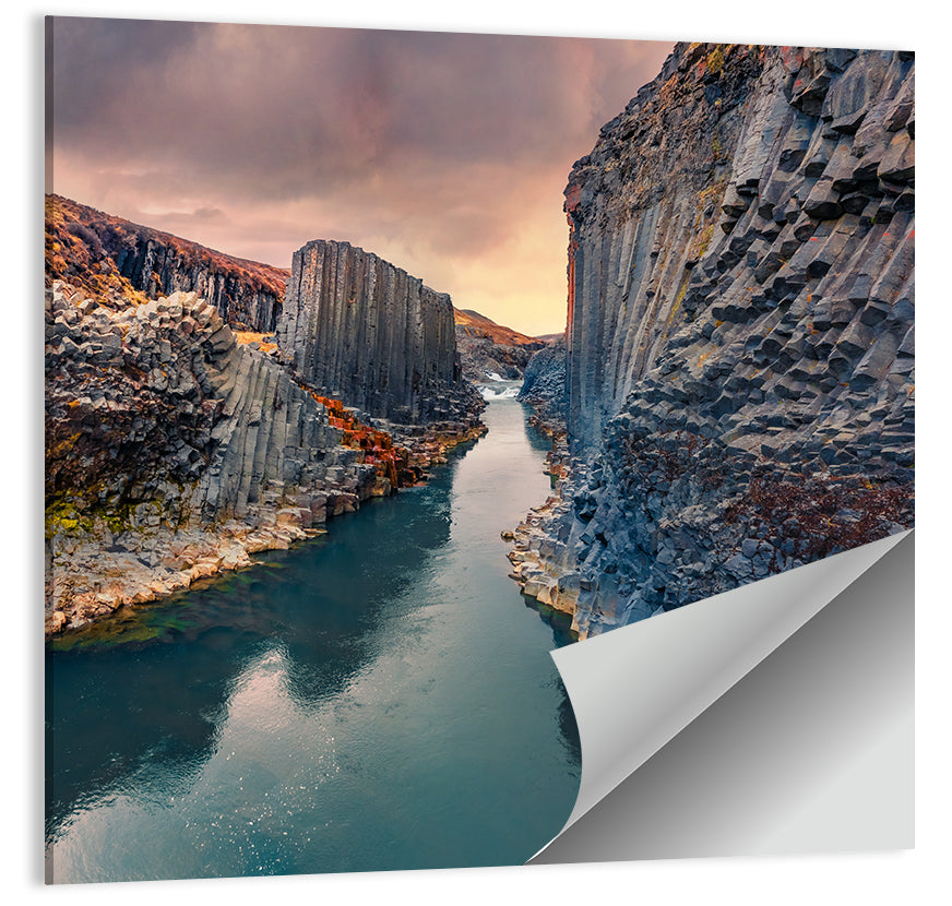 Studlagil Canyon Wall Art