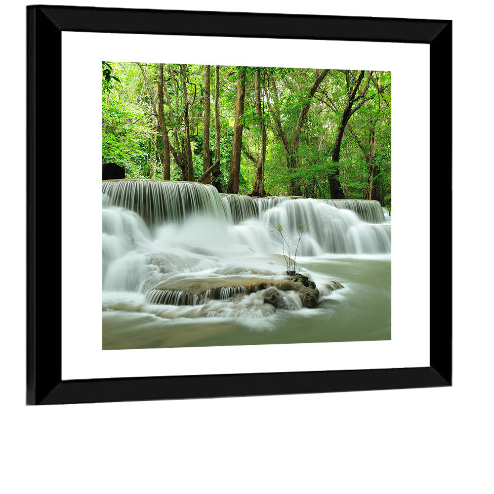 Forest Waterfall Wall Art