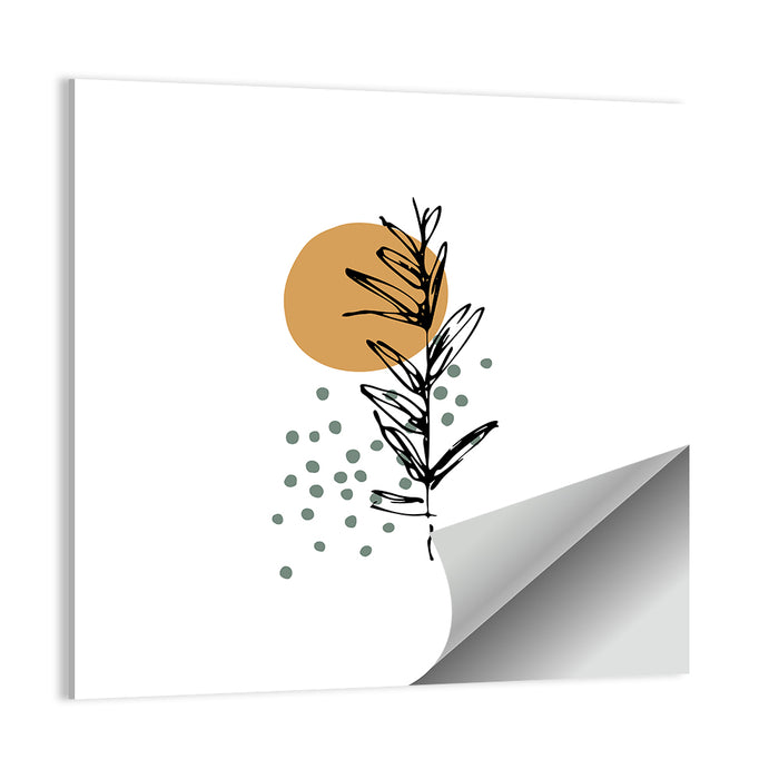 Ink Botanical Sun Study Wall Art as a poster print