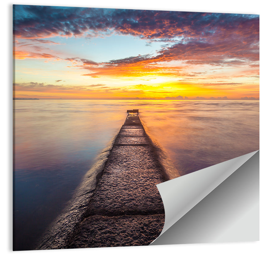 Sea Stone Pier Wall Art
