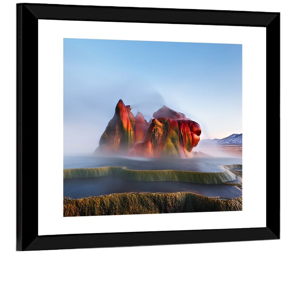 Fly Geyser Nevada Wall Art