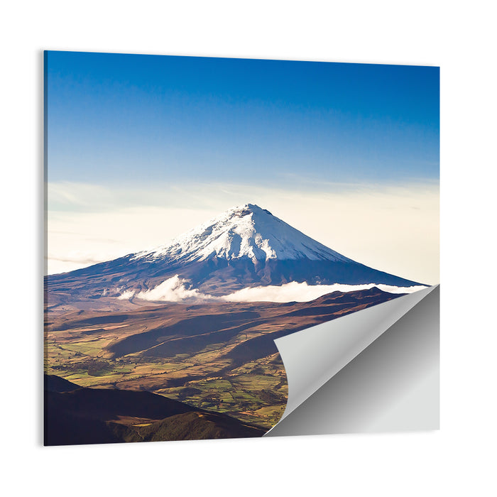 Cotopaxi Volcano Landscape Wall Art as a poster print