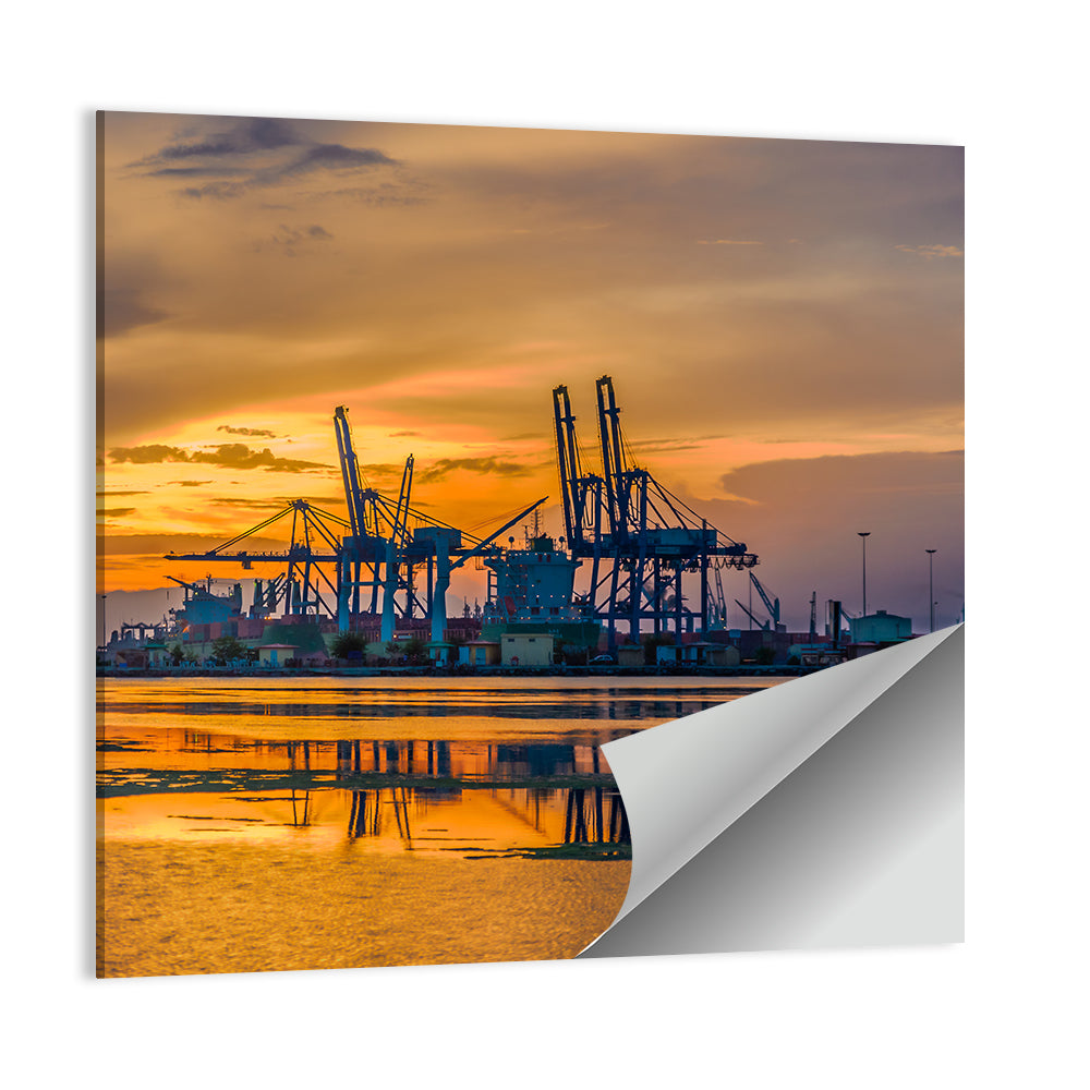 Djibouti Port Wall Art