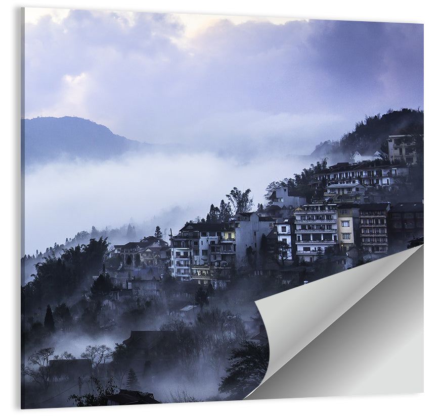 Sapa Town Wall Art