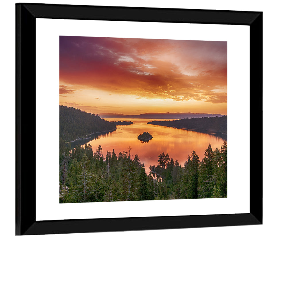 Lake Tahoe Sunrise Wall Art