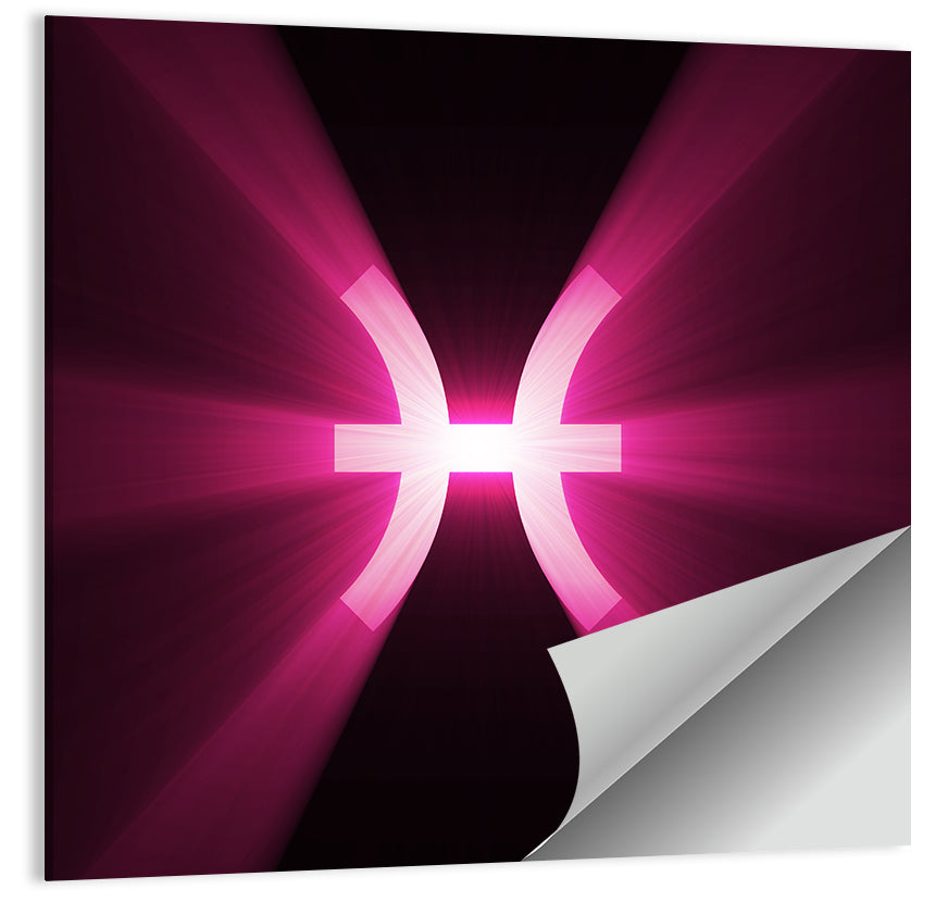 Pisces Symbol Wall Art