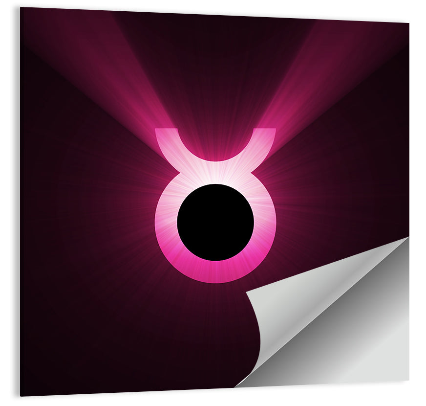 Taurus Symbol Wall Art