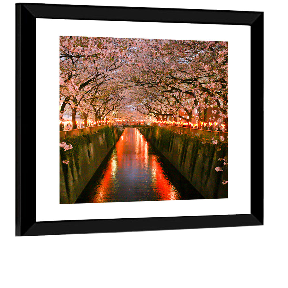 Meguro Cherry Blossom Wall Art