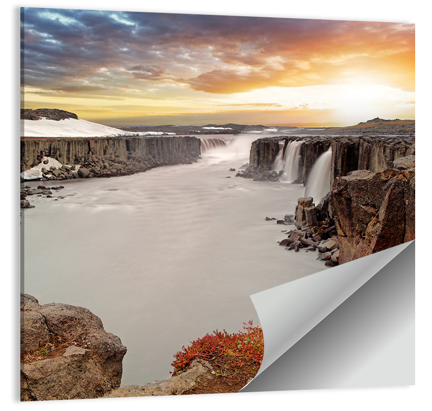 Selfoss Waterfall Wall Art