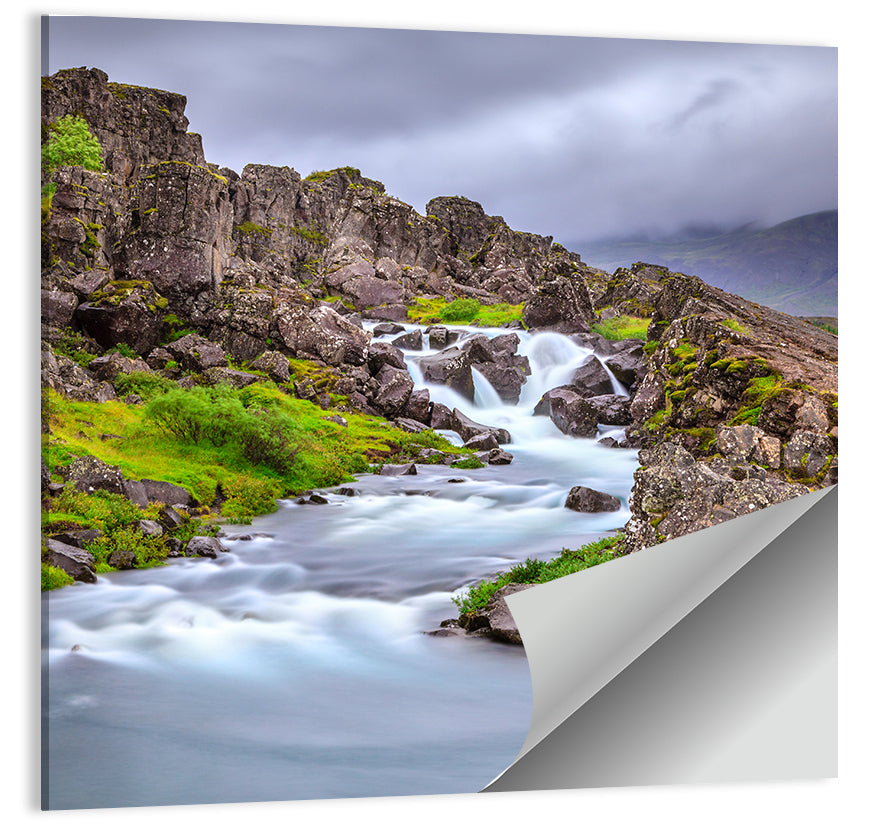 Thingvellir Stream Wall Art