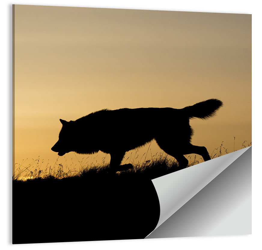 Hunting Wolf Wall Art