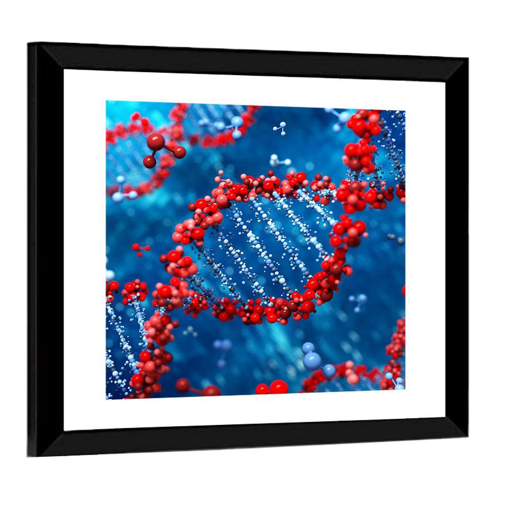 DNA Abstract Wall Art