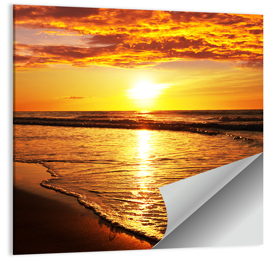 Thai Beach Sunset Wall Art