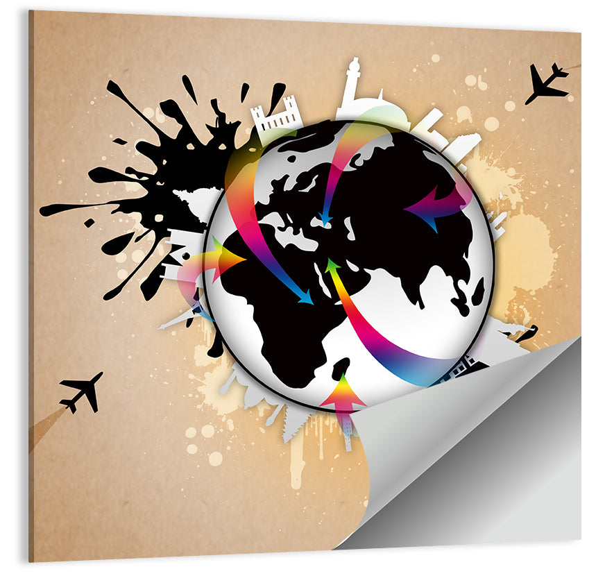 World Tour Concept Wall Art