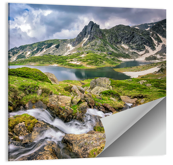 Seven Rila Lakes View Wall Art as a poster print