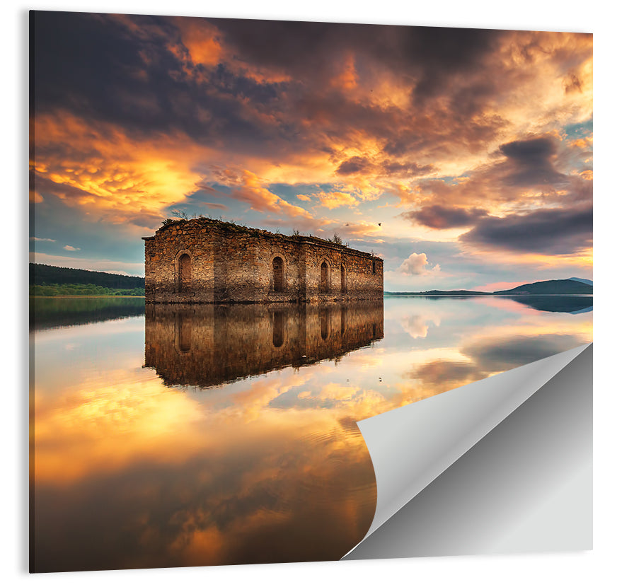 Jrebchevo Dam Church Wall Art