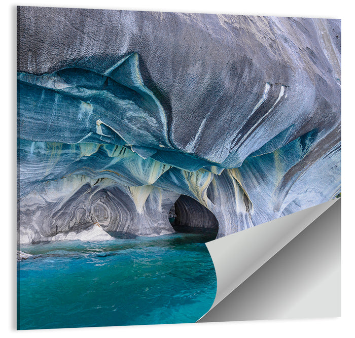 General Carrera Marble Caves Wall Art as a poster print