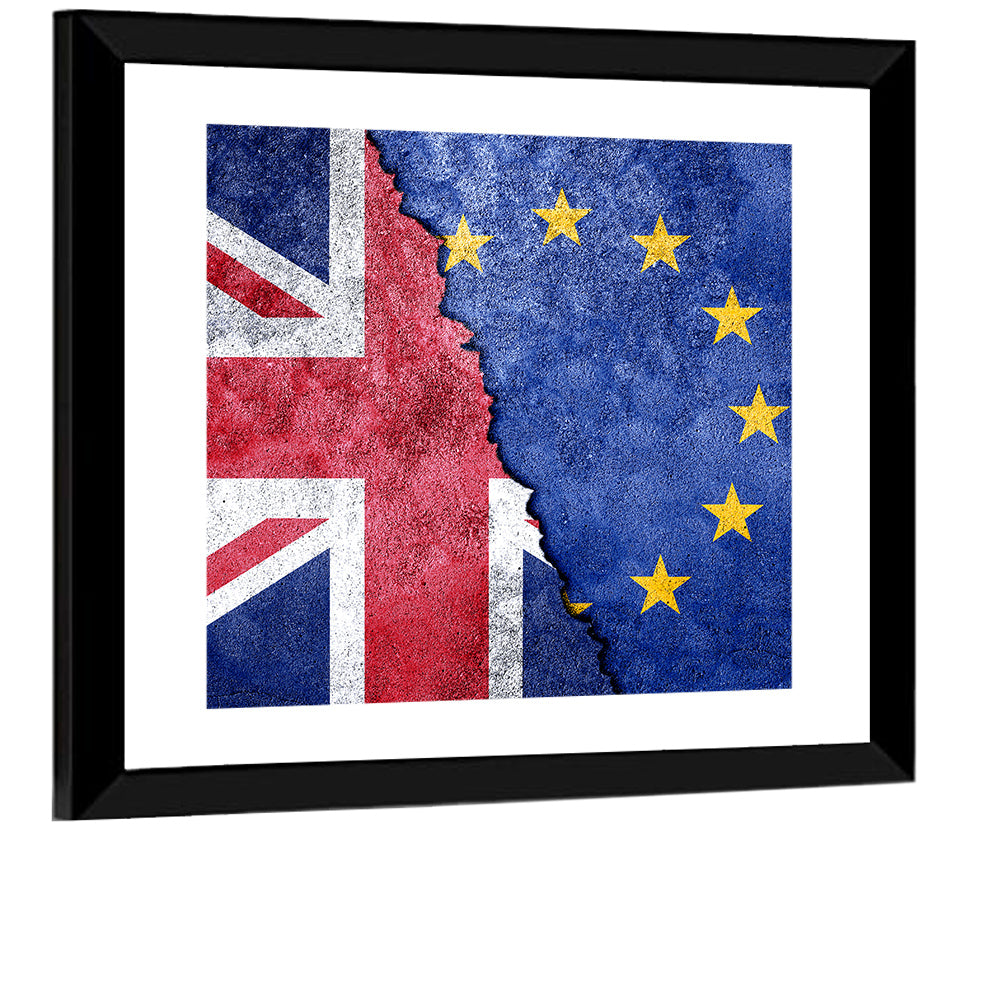 Brexit Flag Wall Art