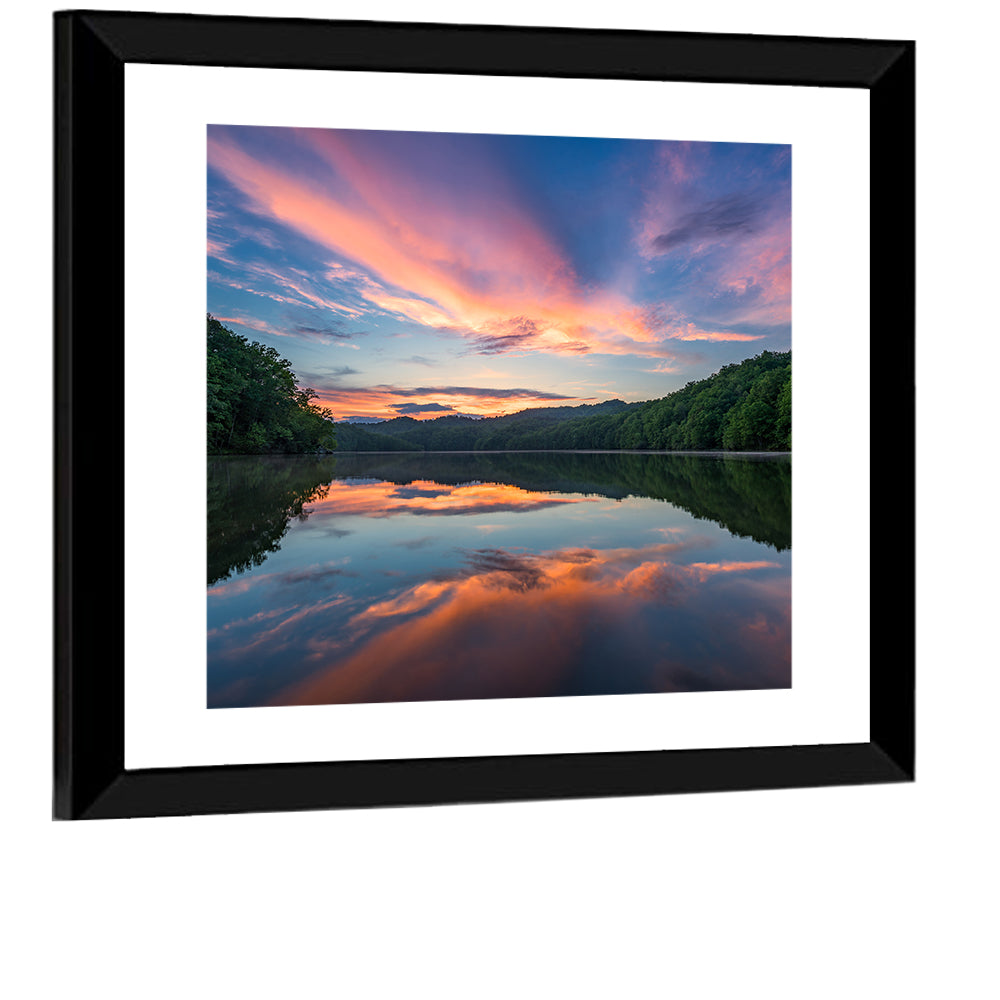 Appalachian Mountains Lake Wall Art