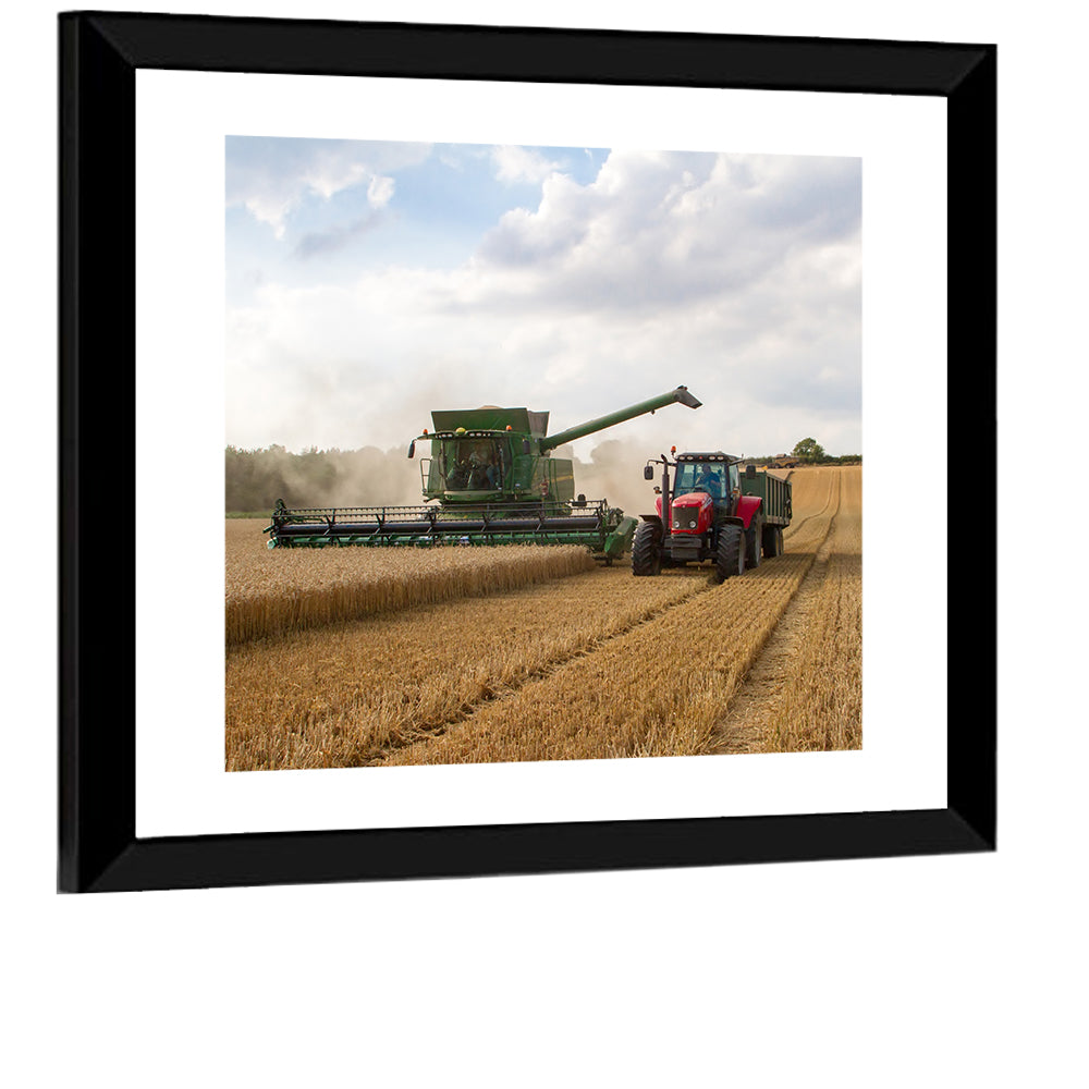 Crop Harvesting Wall Art