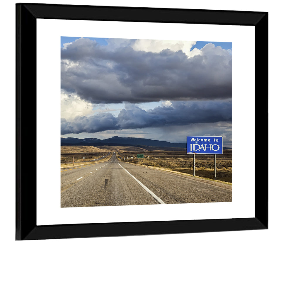 Idaho Highway Wall Art