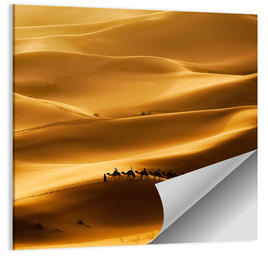 Desert Camel Caravan Wall Art