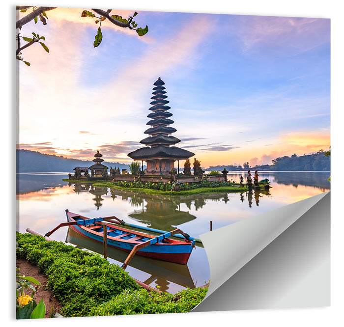 Pura Ulun Danu Beratan Wall Art as a poster print