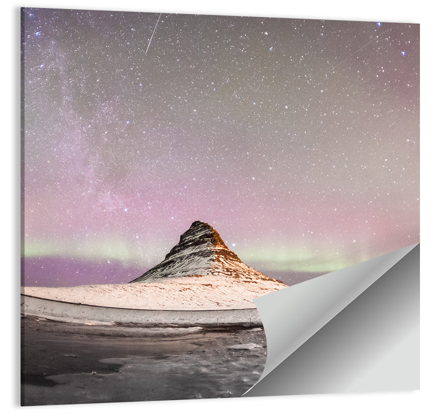 Snowy Kirkjufell Wall Art