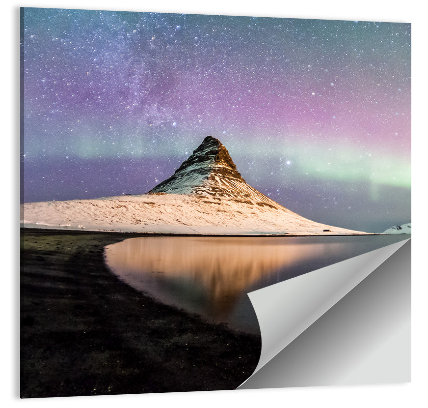 Kirkjufell & Milky Way Wall Art