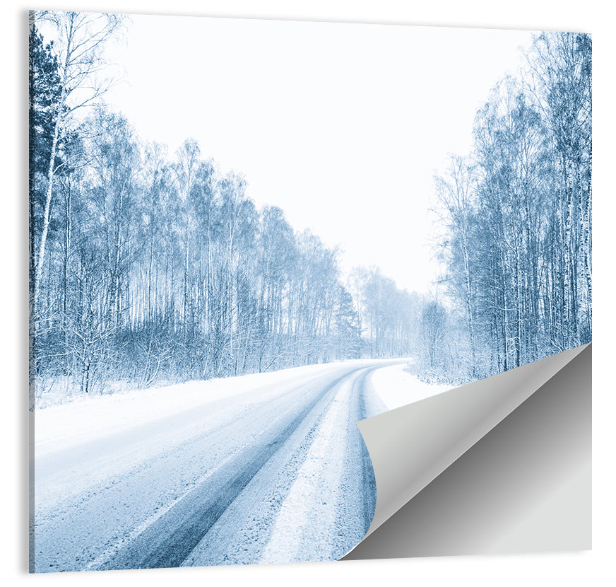 Snowy Road Wall Art