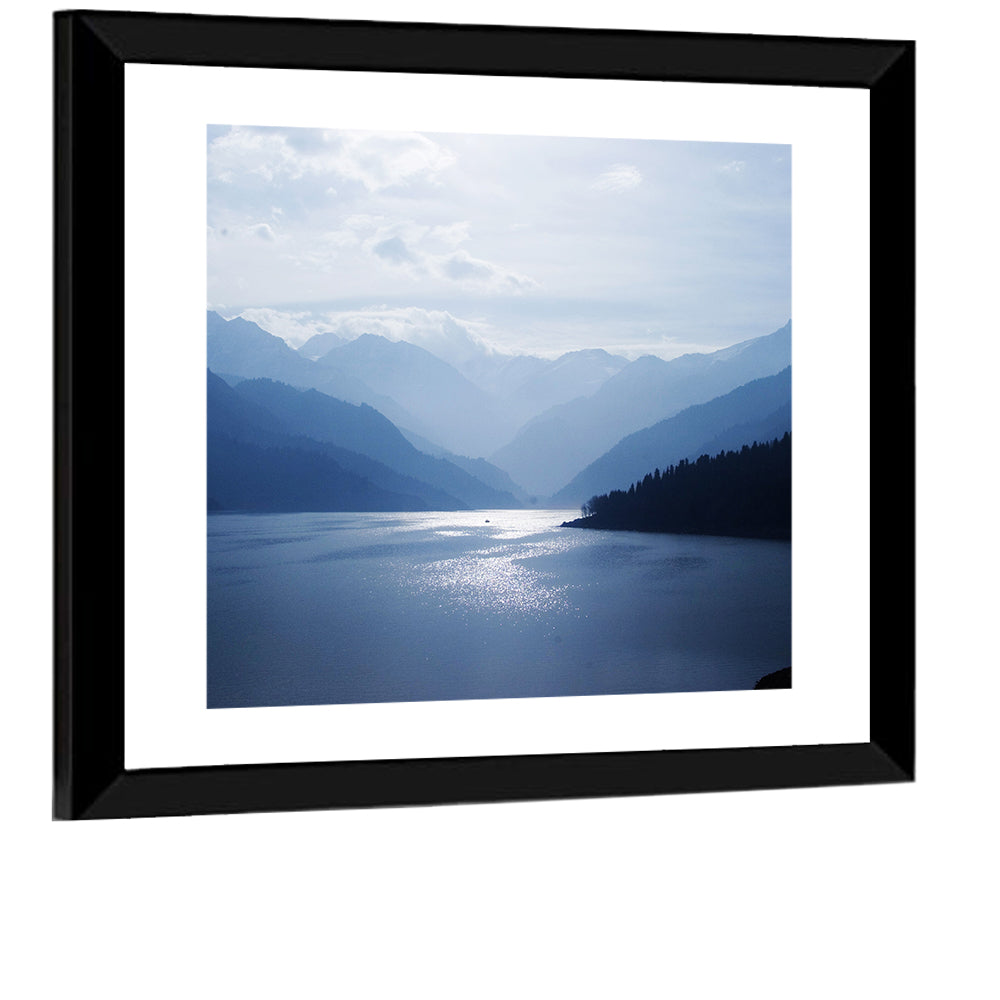 Xinjiang Mountains Lake Wall Art