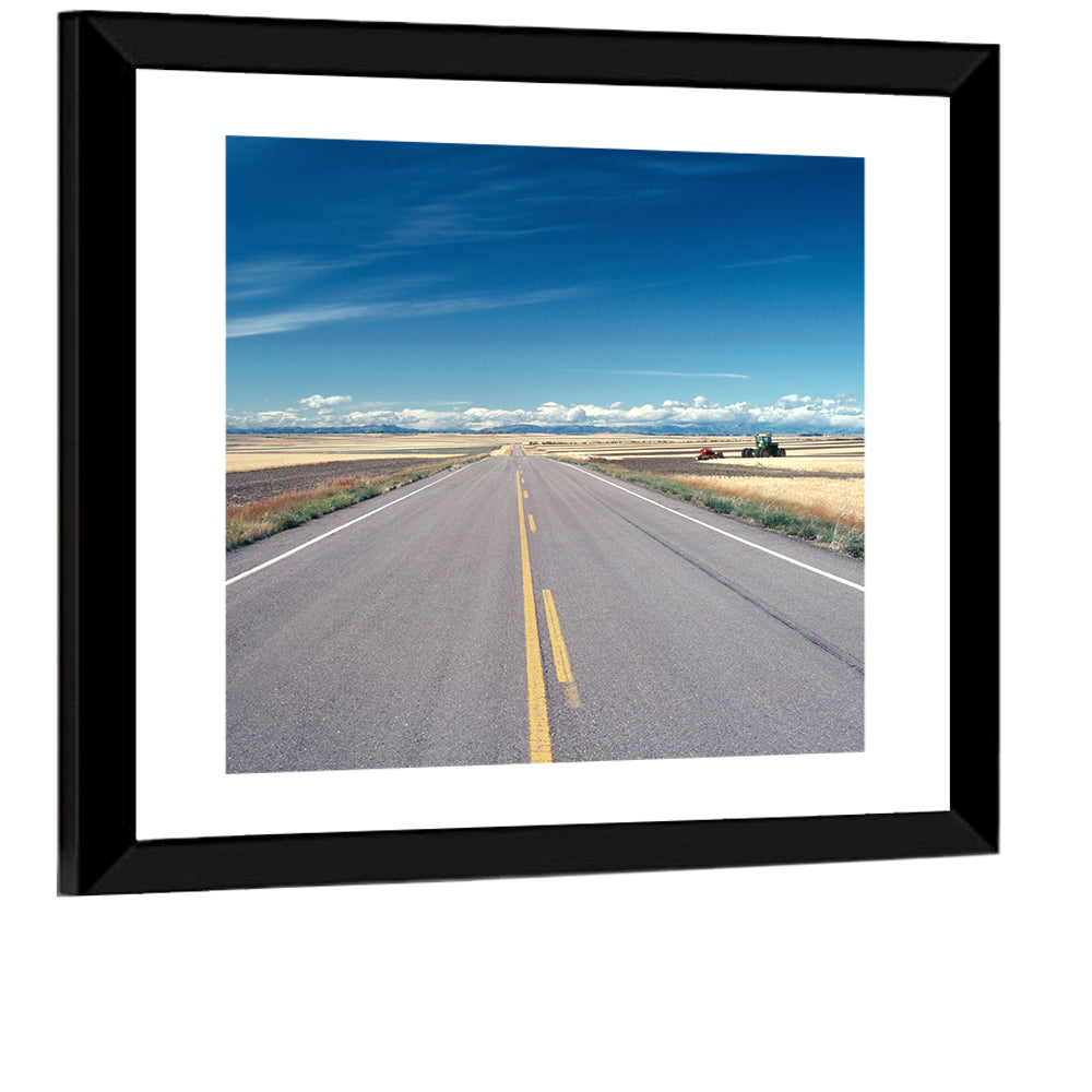 Infinite Road Montana Wall Art