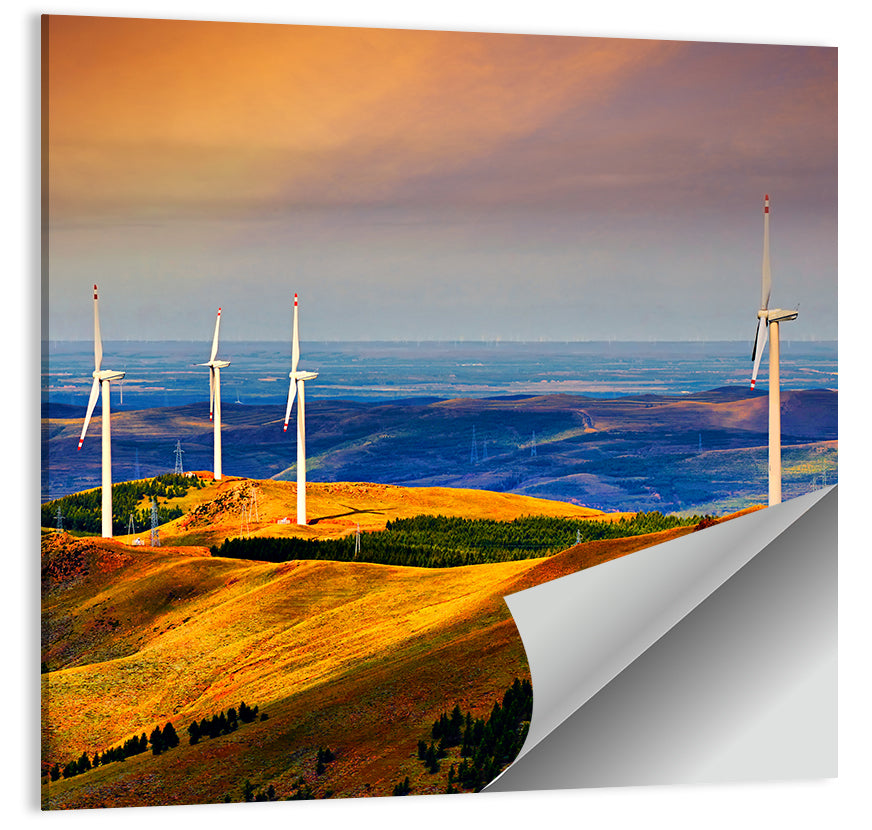 Windmill Power Stations Wall Art