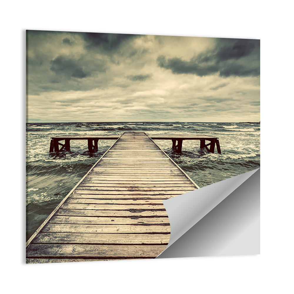 Old Wooden Jetty Wall Art