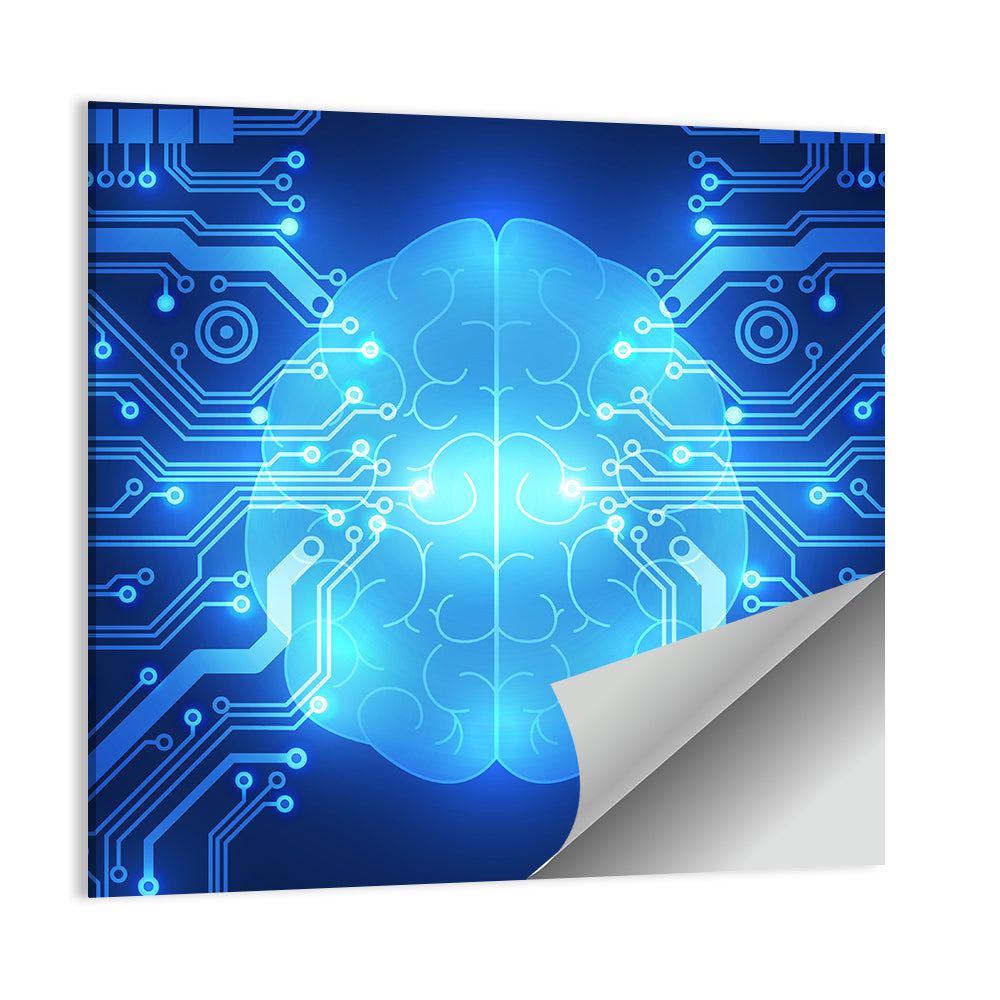 Digital Brain Concept Wall Art