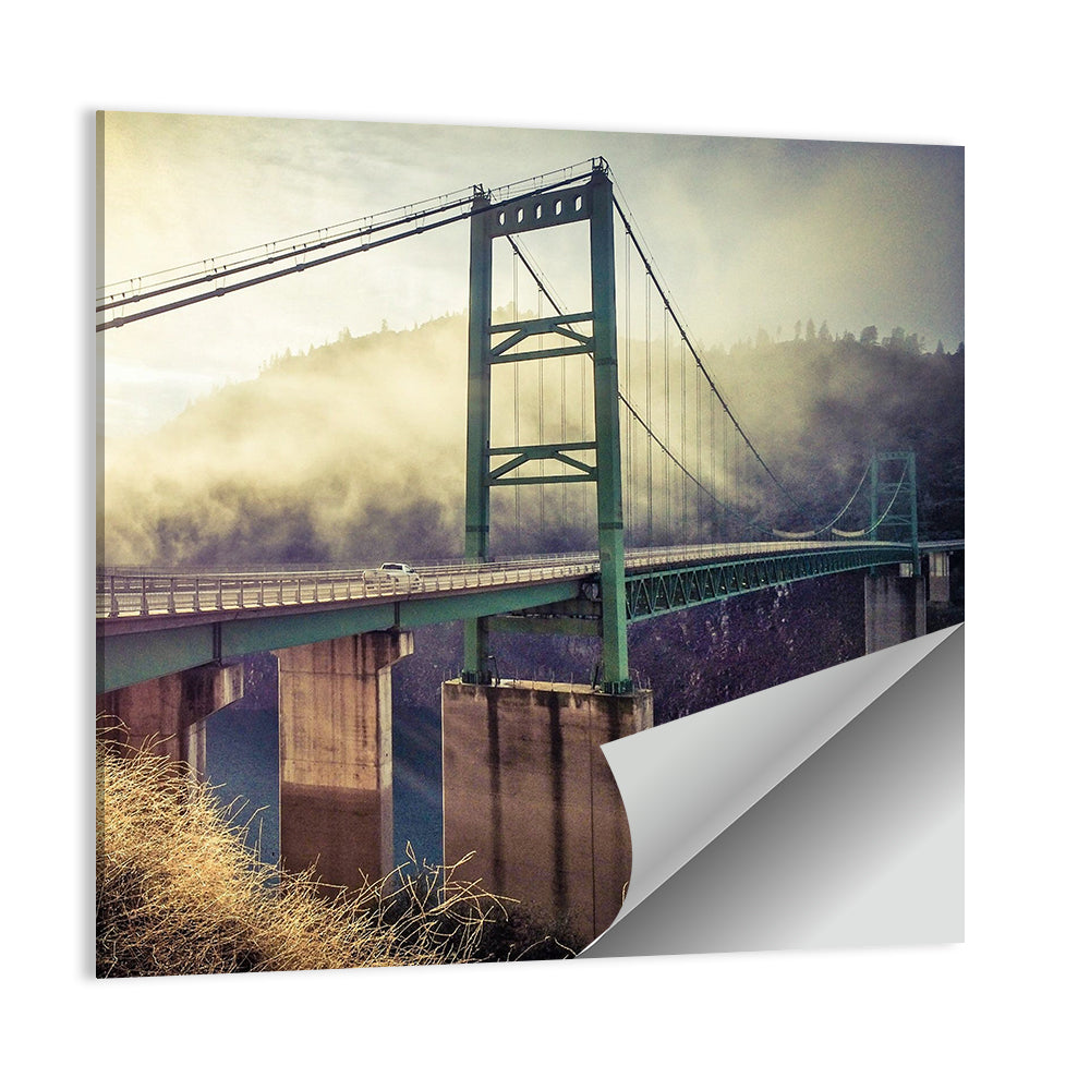 Bridge Over Lake Oroville Wall Art
