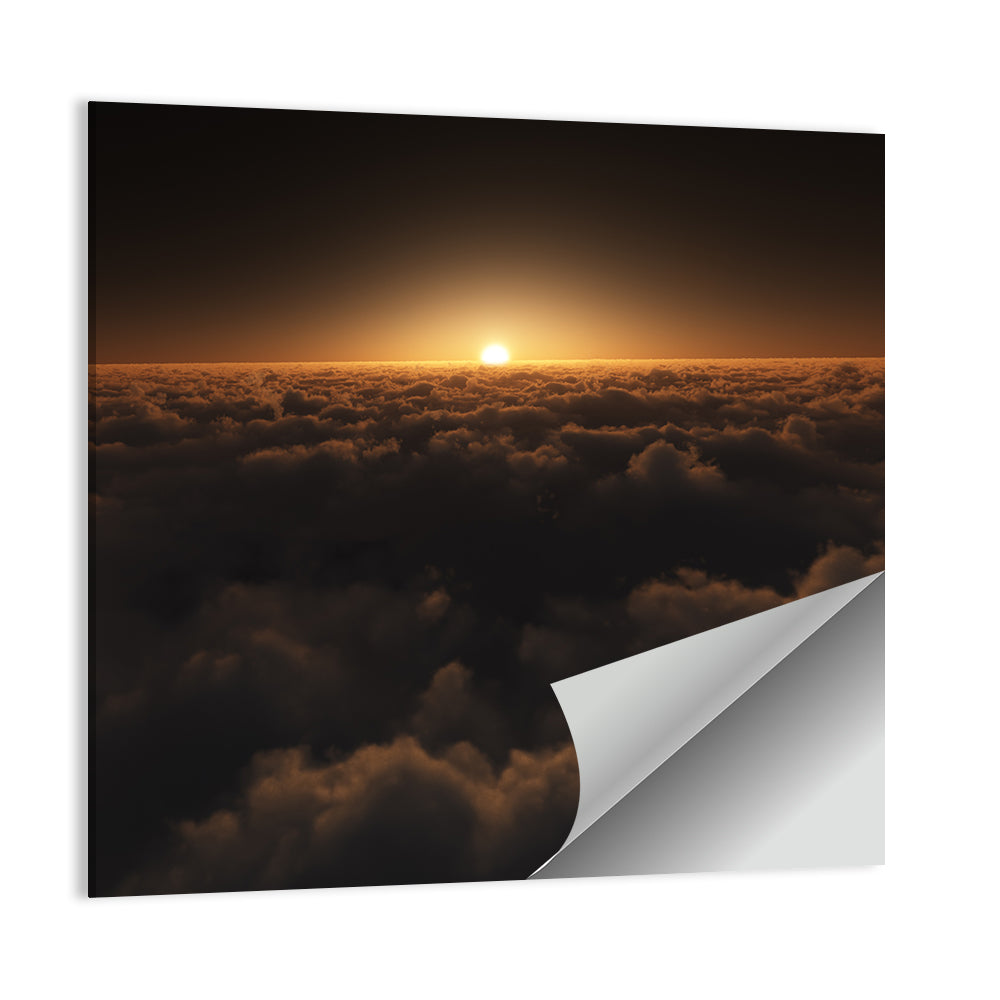 Scenic Clouds Sunset Wall Art