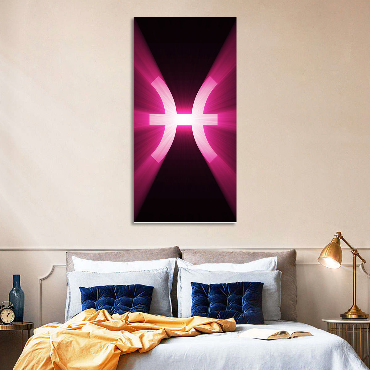 Pisces Symbol Wall Art