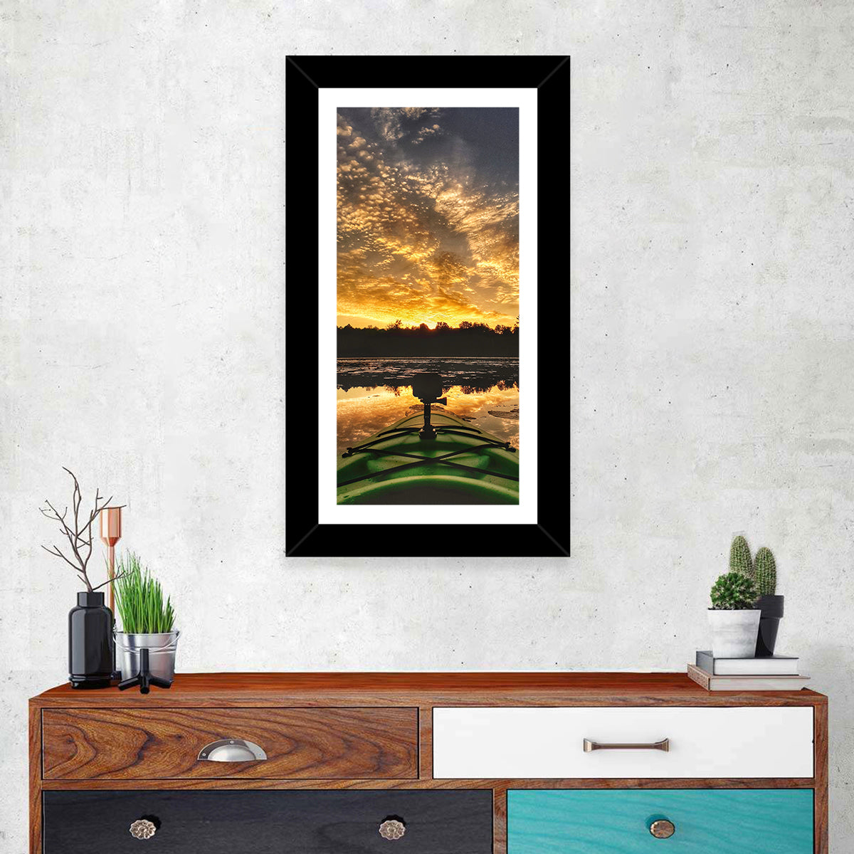 Beaver Dam Canada Sunset Wall Art