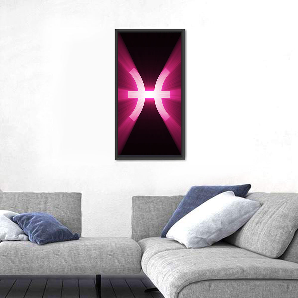 Pisces Symbol Wall Art