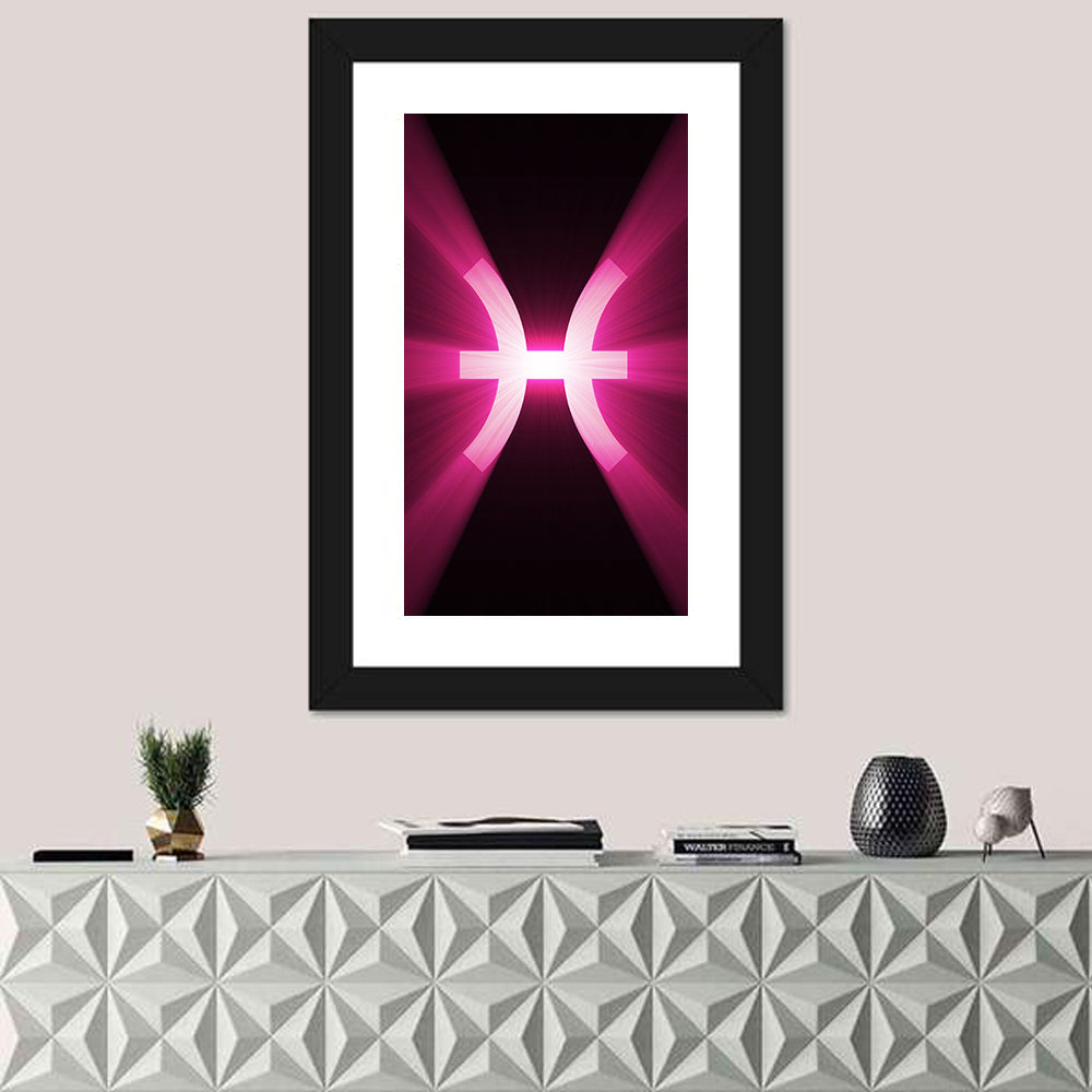 Pisces Symbol Wall Art