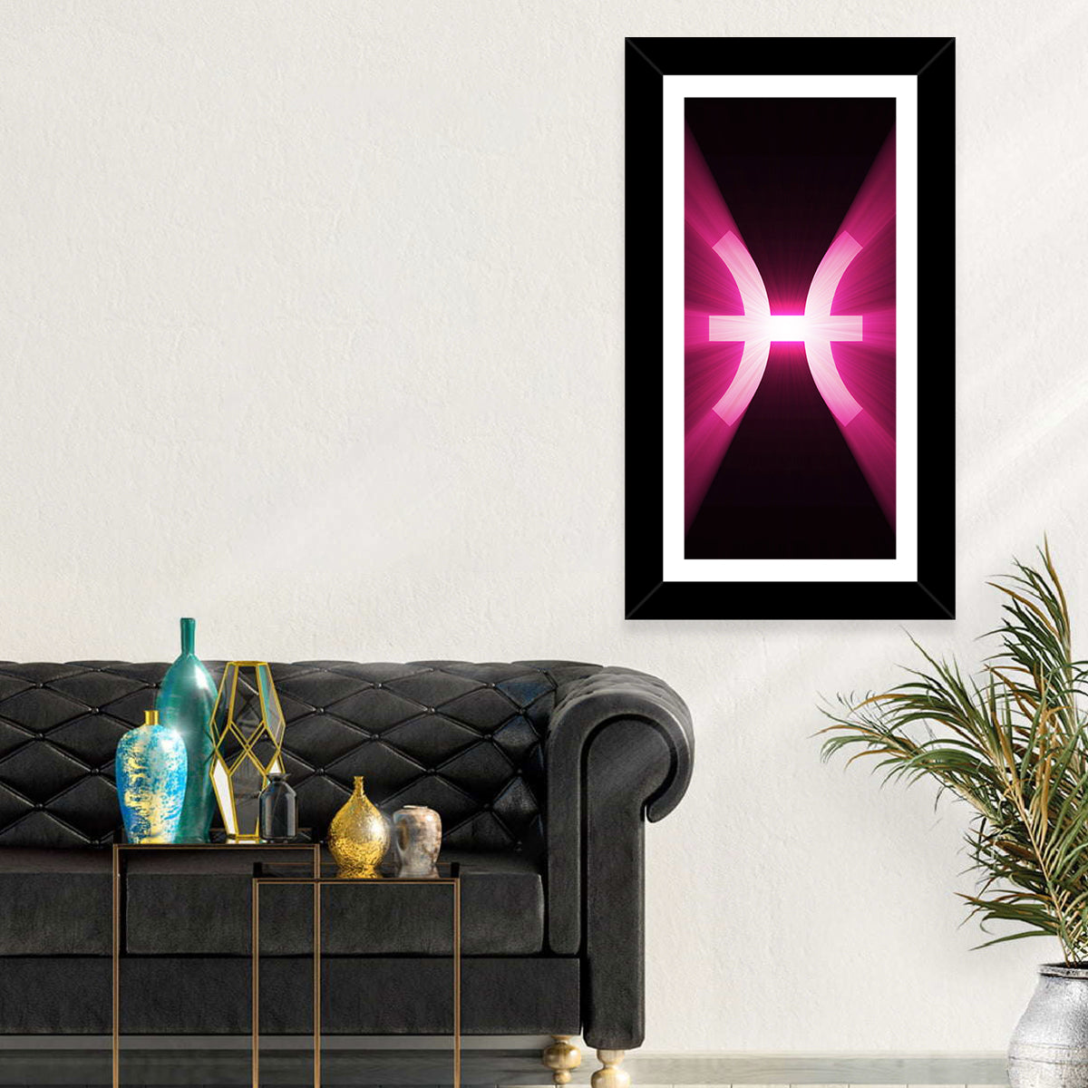 Pisces Symbol Wall Art