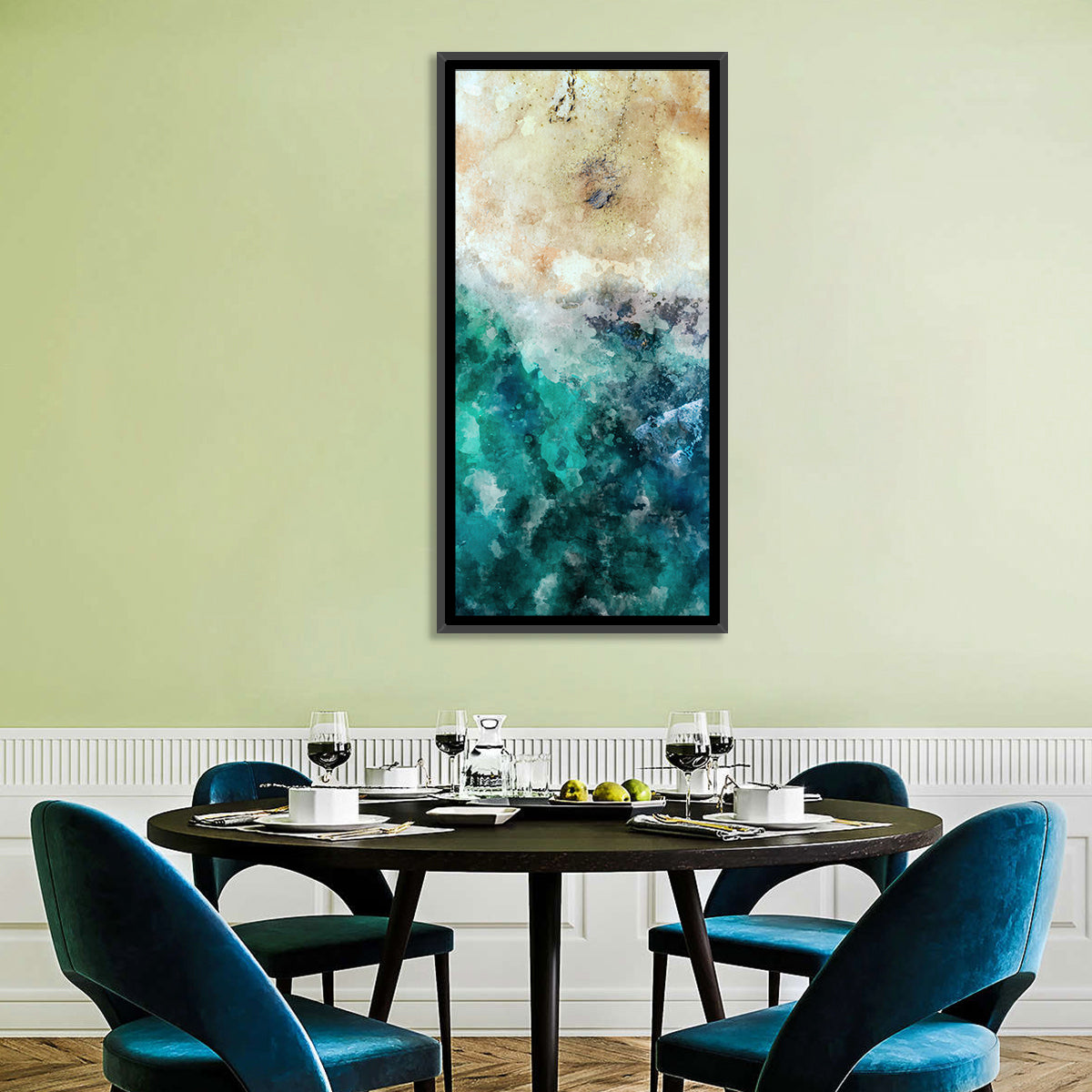 Ocean Beach Abstract Wall Art
