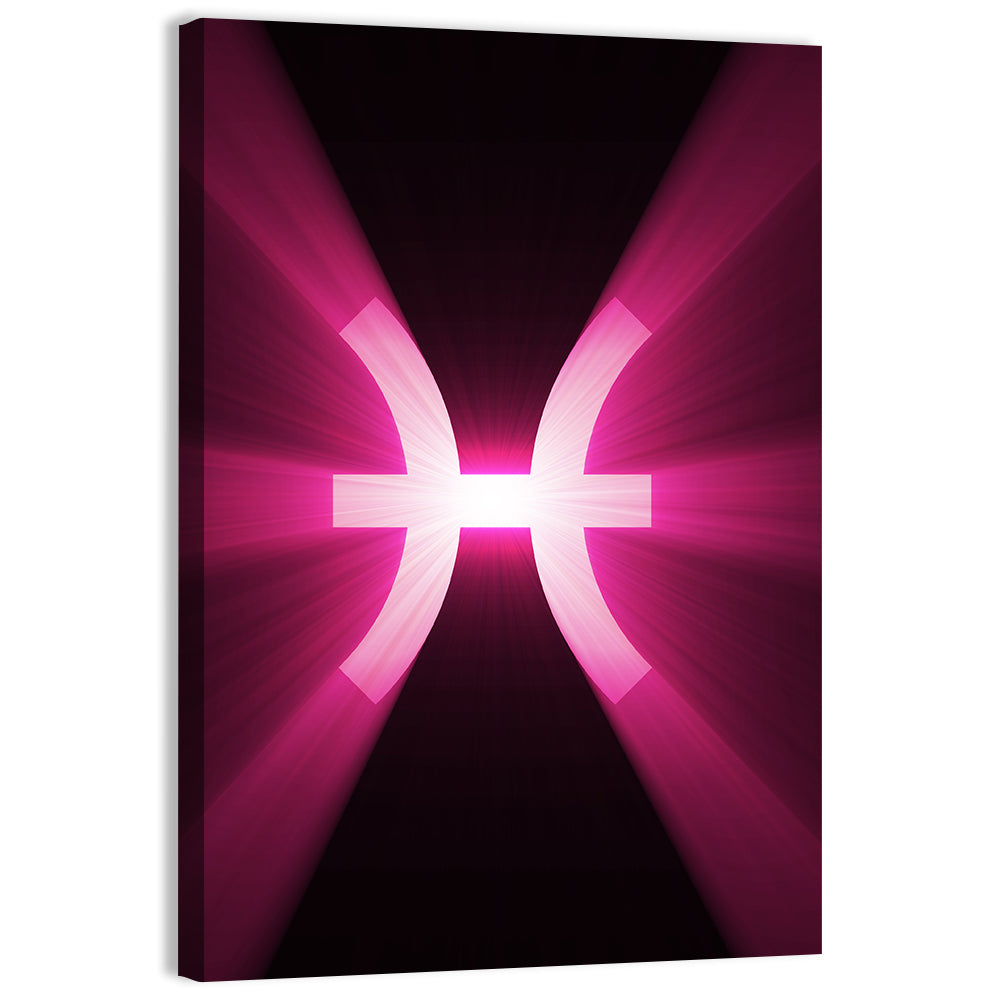 Pisces Symbol Wall Art