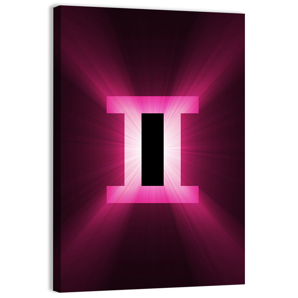 Gemini Symbol Wall Art