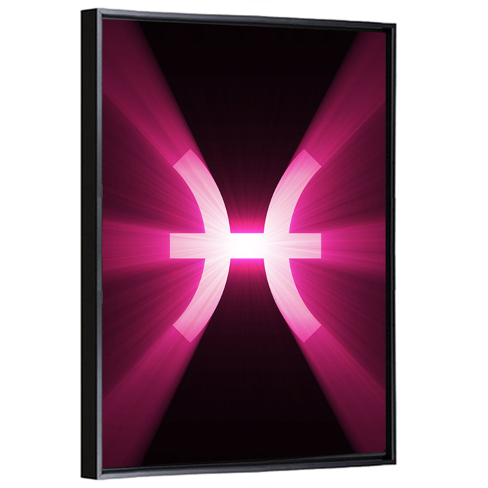 Pisces Symbol Wall Art