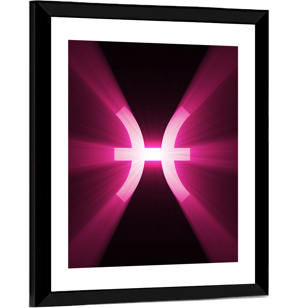 Pisces Symbol Wall Art